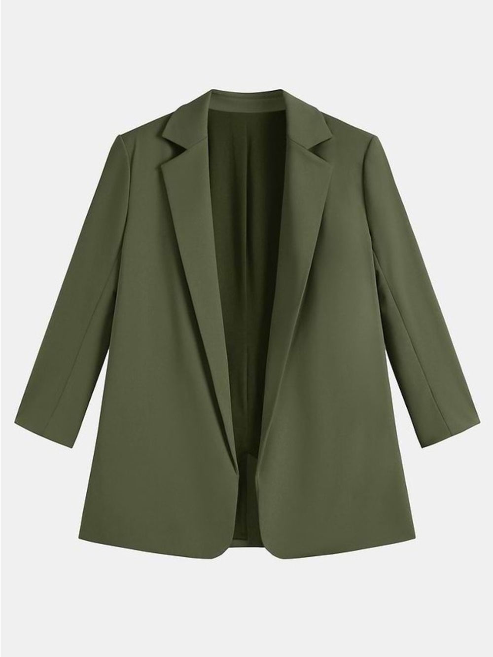 NWT Cupshe x JoJo Olive Green Longline Blazer Size Small